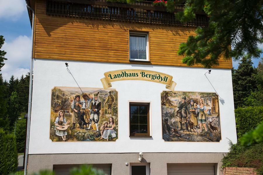 Landhaus Bergidyll Bärenstein Buitenkant foto